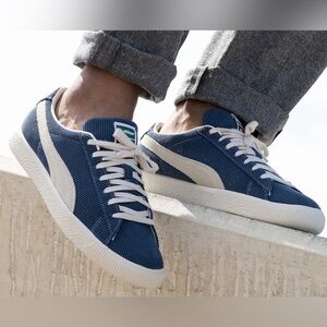Puma x Butter Goods Basket Vintage 'Dark Denim' Navy White NEW in Box Men’s 7